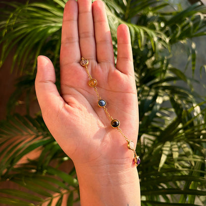 Niyara 7 Chakra Bracelet | Aesthetic, Adjustable & Meaningful
