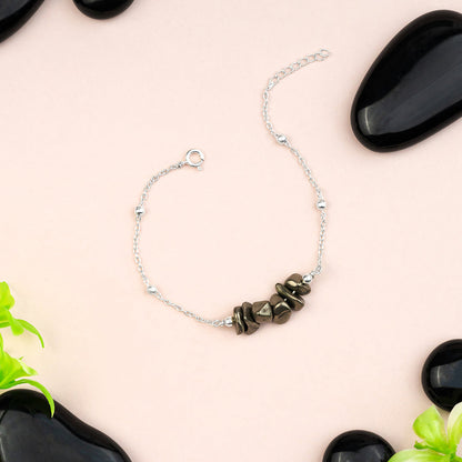 Vijeta Pyrite Power Silver Bracelet