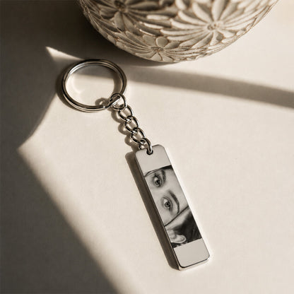 The Eyes Personalized Engraved Keychain