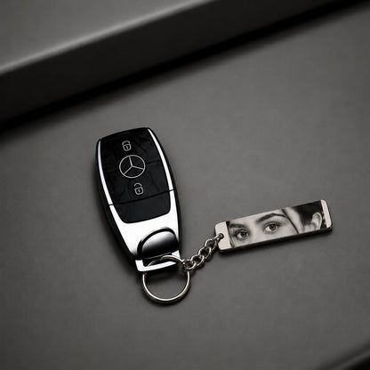 The Eyes Personalized Engraved Keychain