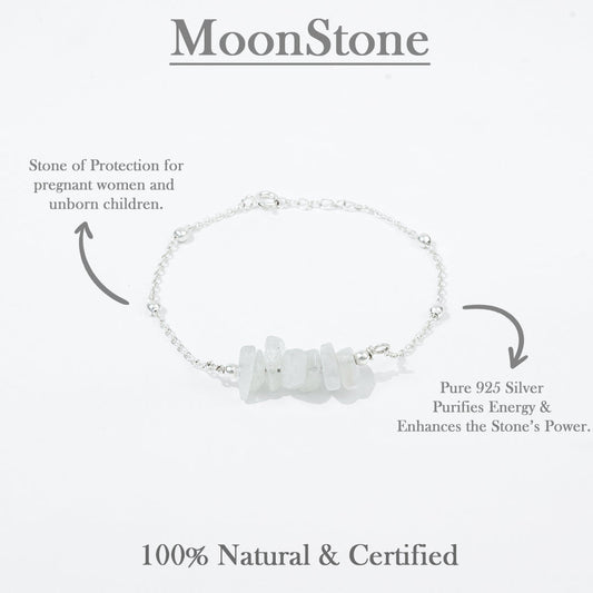 Saumya Moonstone Nurturing Bracelet |silver