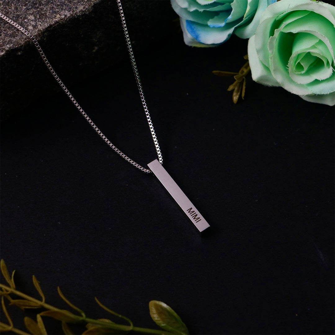 3D Bar Necklace