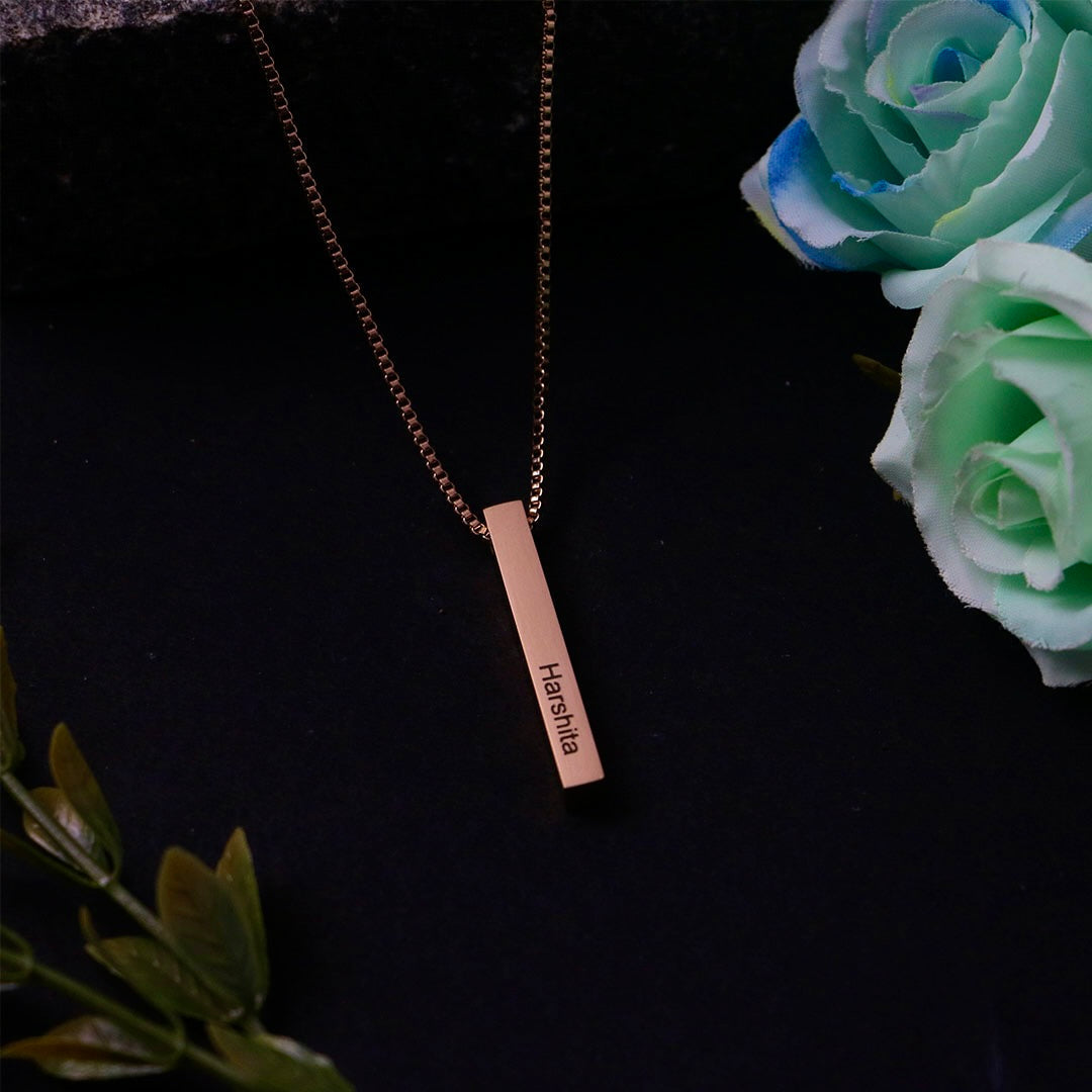 3D Bar Necklace