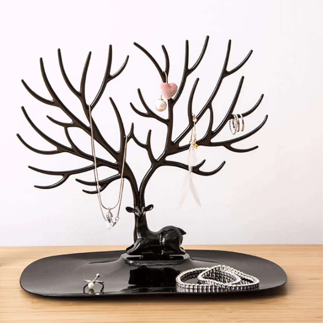 Foreva Culture Deer Jewellery Organizer With Tray (Buy 1 Get 1 FREE)