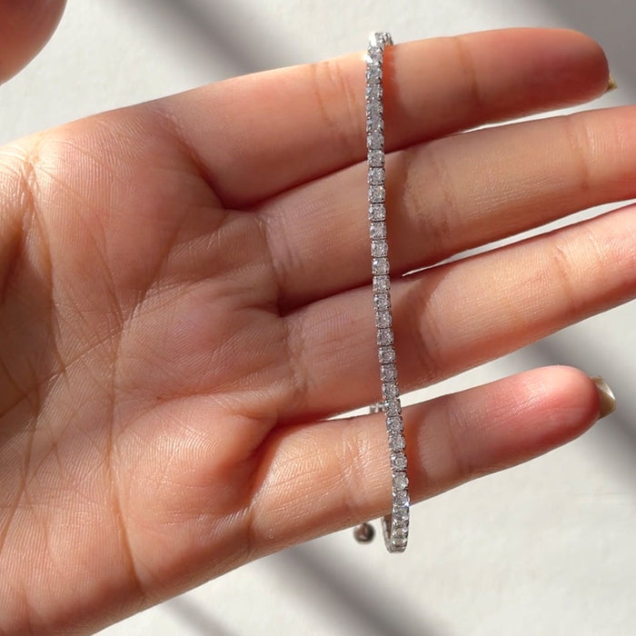 Tennis Silver Bracelet