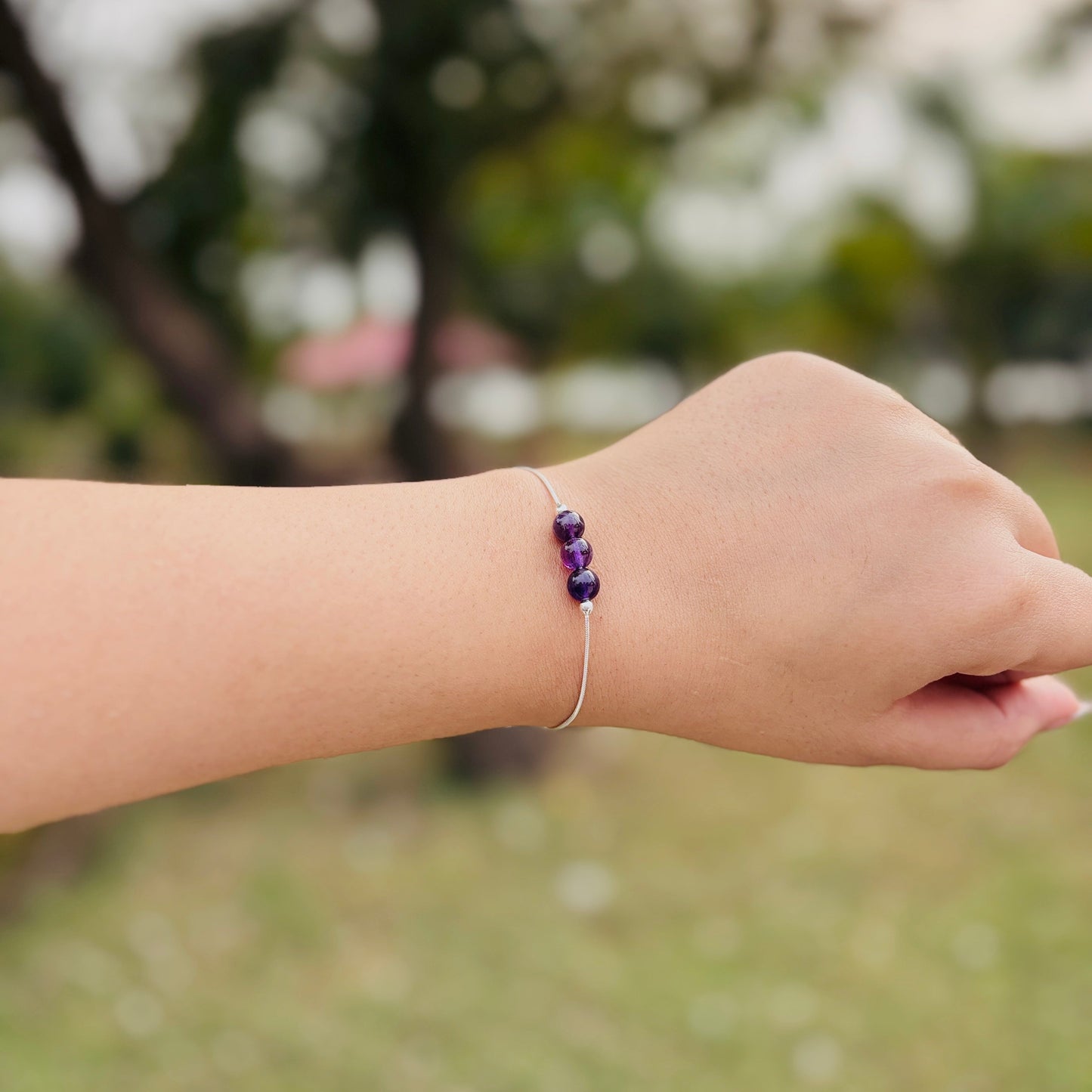Aura Amethyst: Bracelet for Positive Energy and Peace