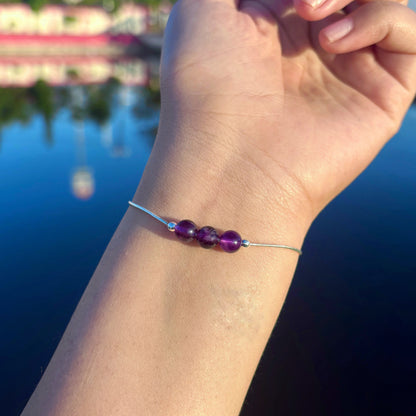 Aura Amethyst: Bracelet for Positive Energy and Peace