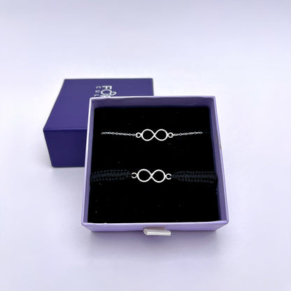 Promise Bracelets |Silver Infinity Bracelet Combo