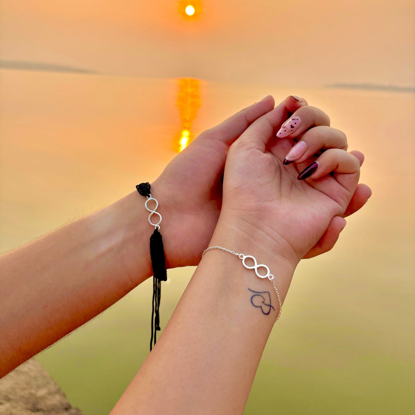 Promise Bracelets |Silver Infinity Bracelet Combo