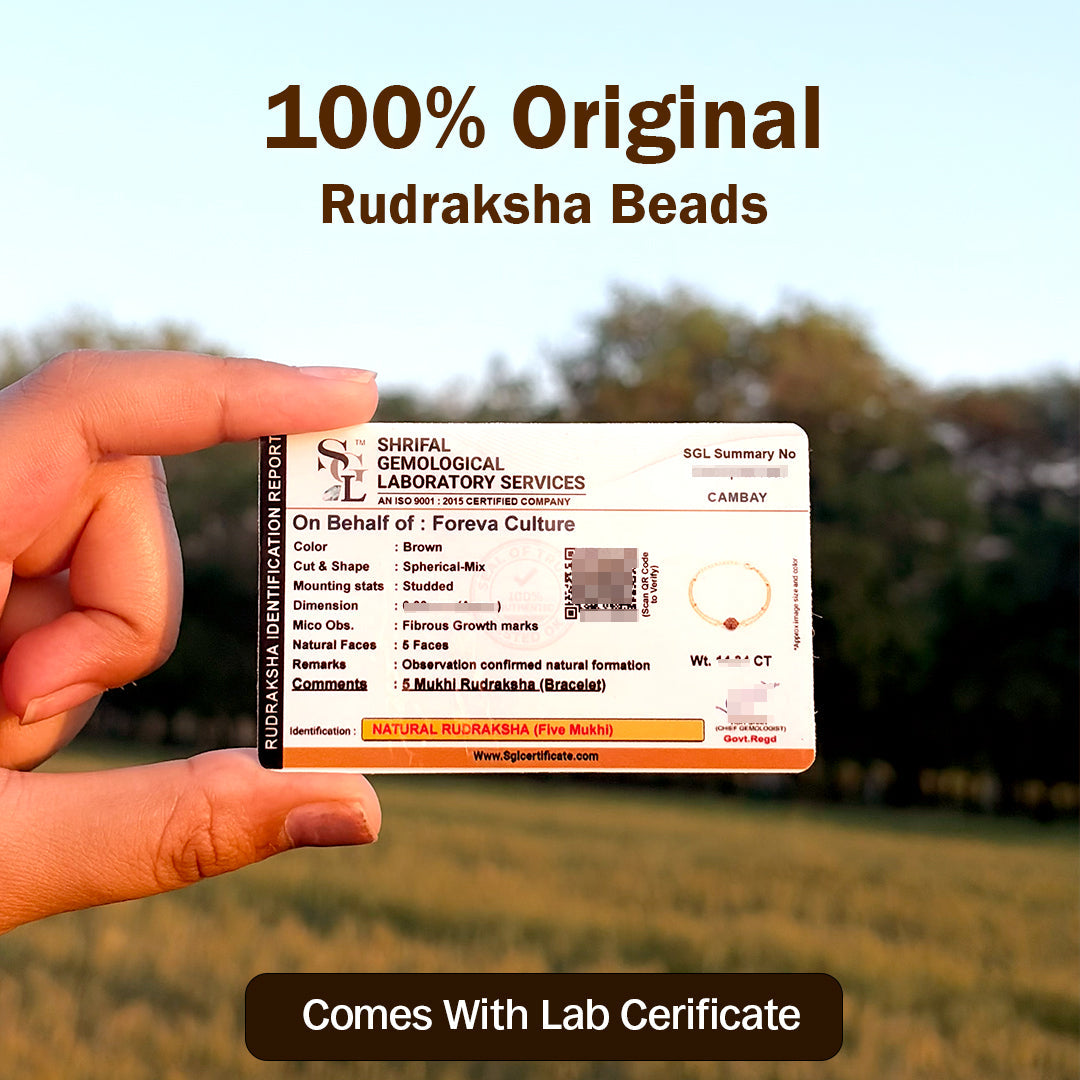 Rudrani Double-Layer Rudraksha Bracelet | Spiritual, Elegant & Protective