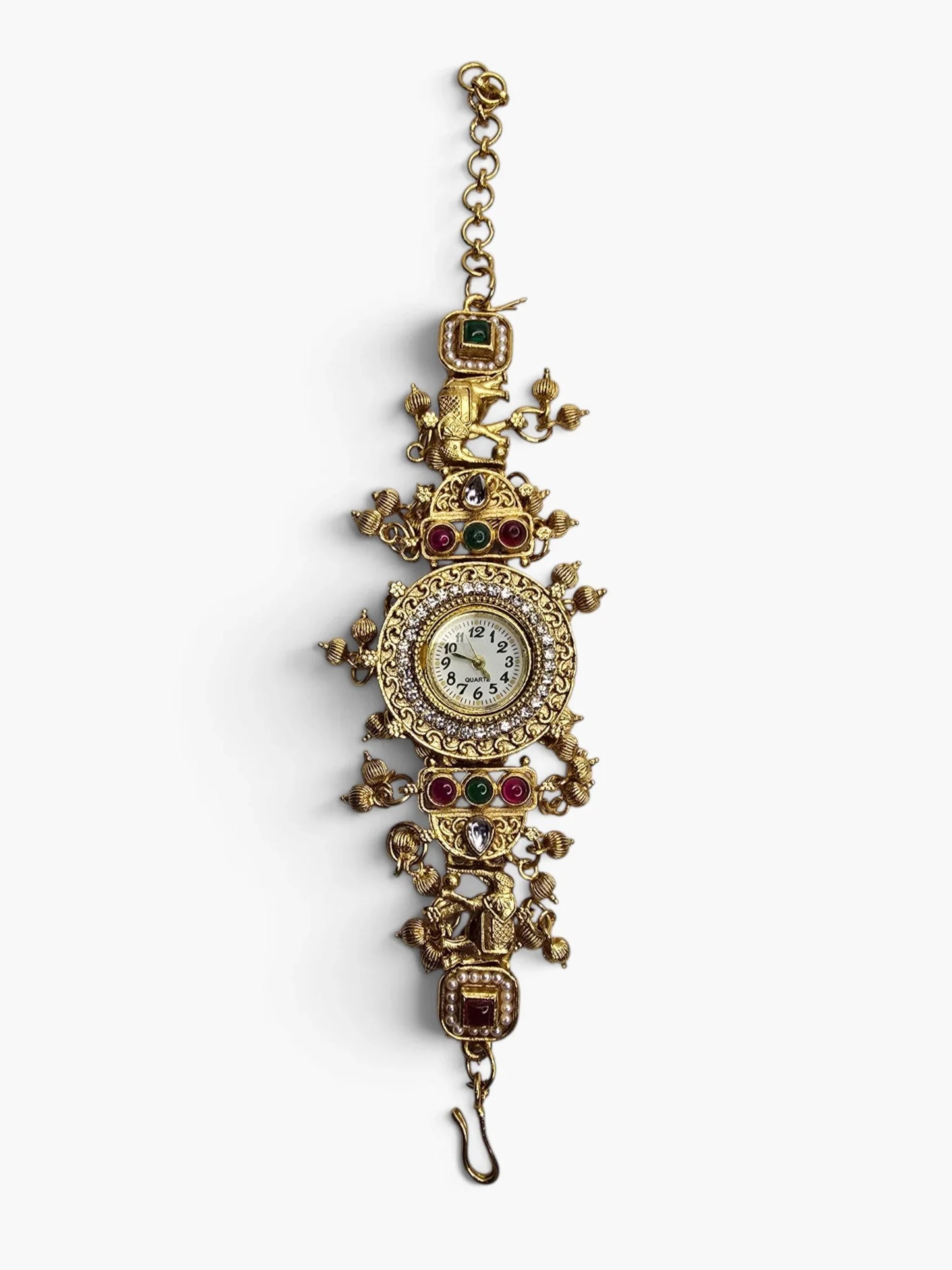 Heritage Crystal and Elephant Rajwadi Watch for Women