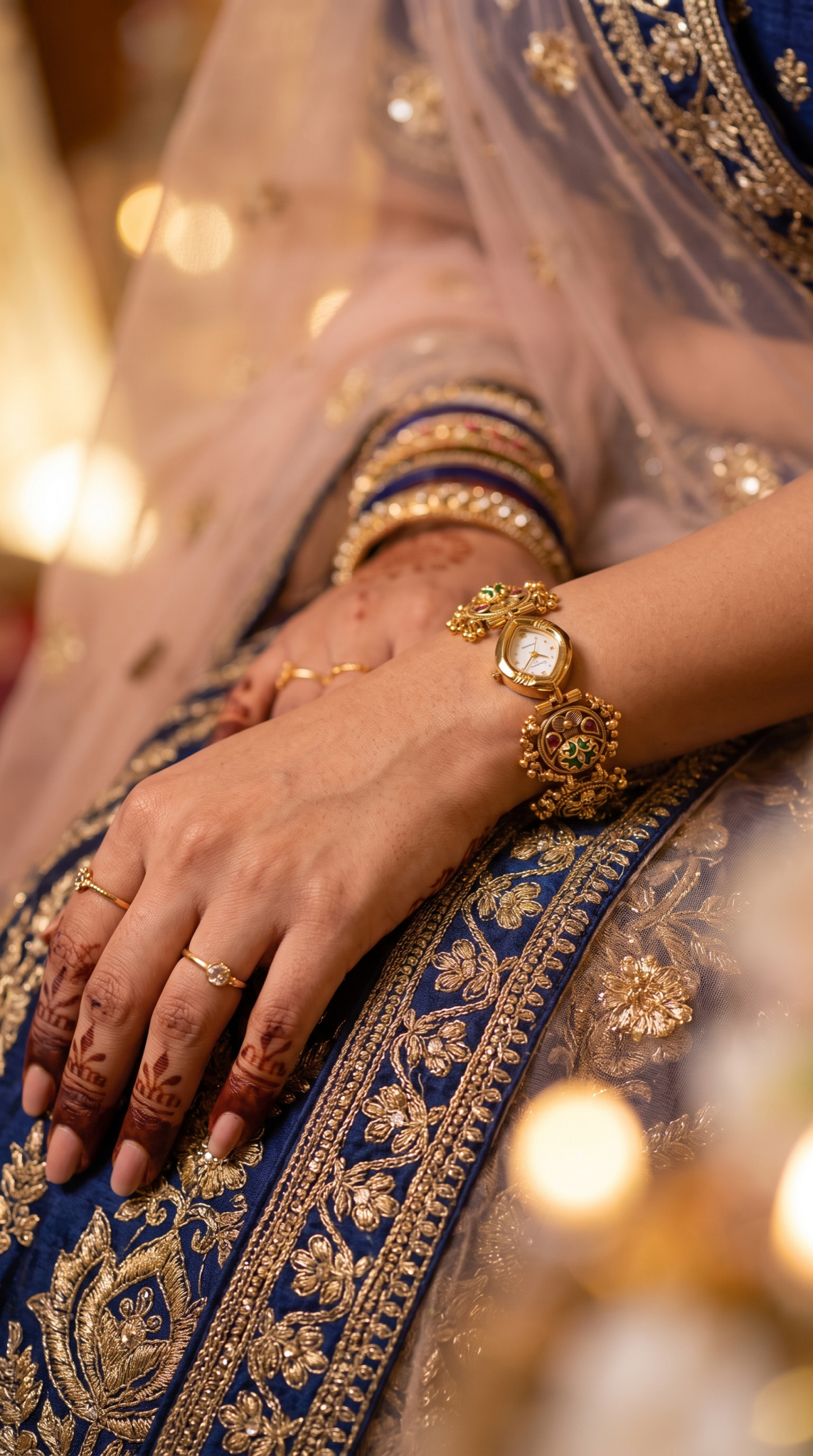 Heritage Luxury-Dial Rajwadi Watch for Women