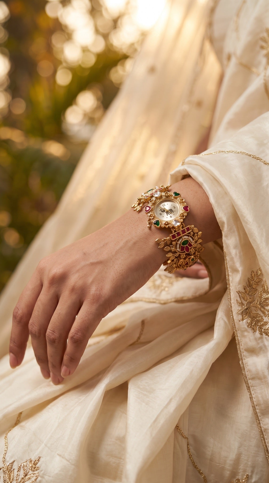 Heritage Luxury Heart Dial Rajwadi Watch for Women