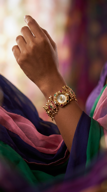 Heritage Luxury Heart Dial Rajwadi Watch for Women