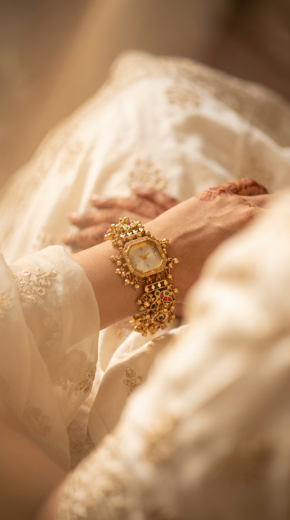 Heritage Luxury Octagonal Dial Rajwadi Watch for Women