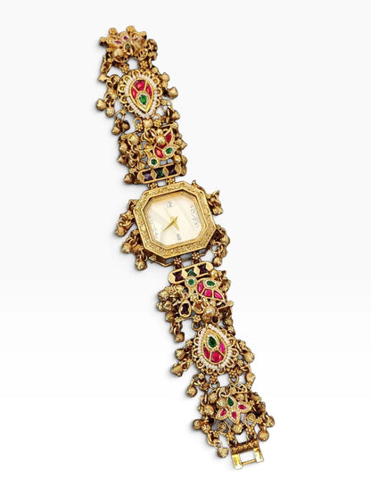 Heritage Luxury Octagonal Dial Rajwadi Watch for Women